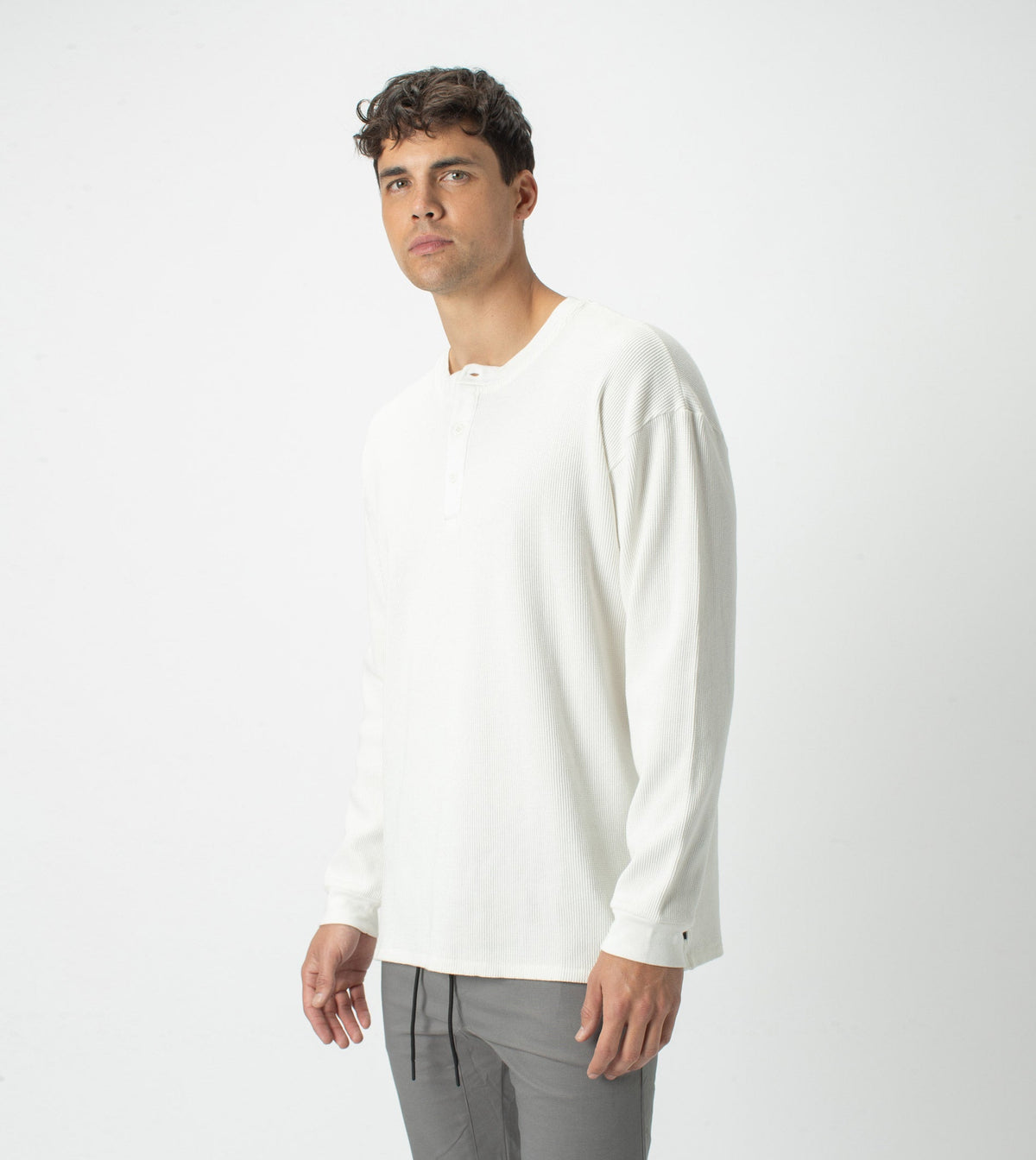 Discounts on Waffle Henley LS Tee Milk ZANEROBE are now available now